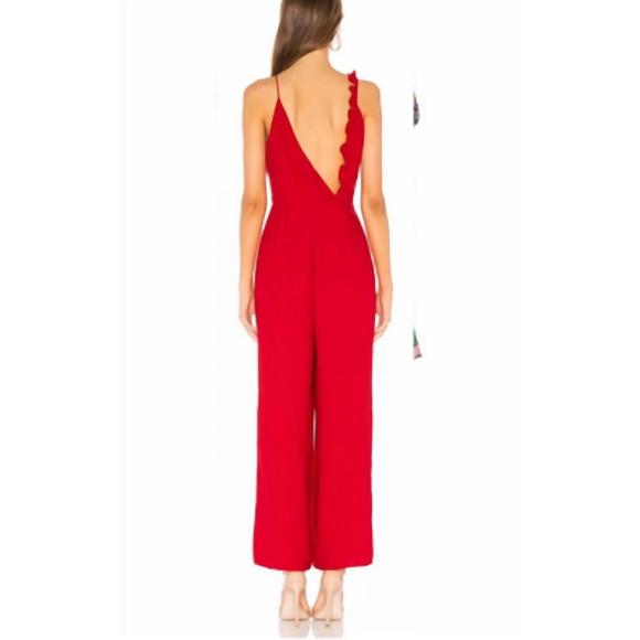 NEW KEEPSAKE forget you jumpsuit in cherry - Picture 3 of 4